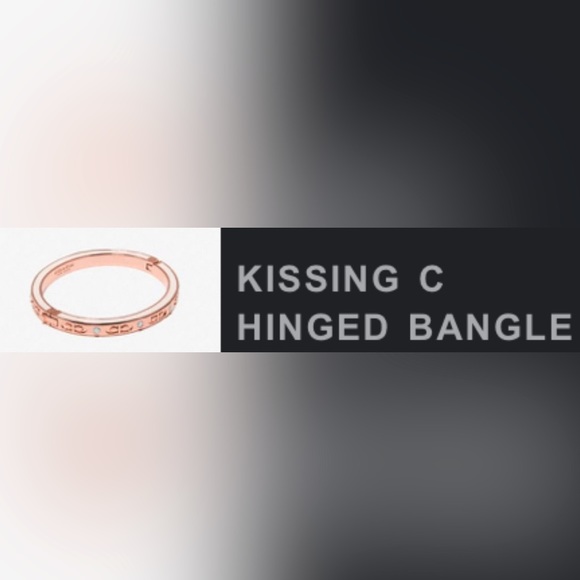 Coach Rose Colored Bangle - Picture 2 of 2